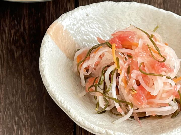 「グレープフルーツのなます」レシピ