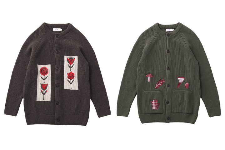 〈オロウ〉のニットカーディガン