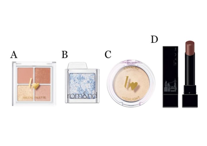 プチラプコスメ4つ