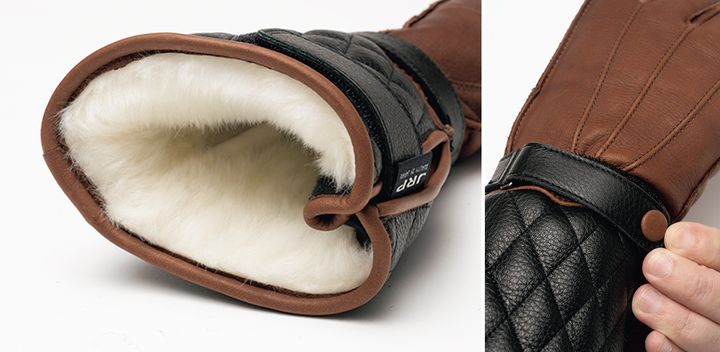 使うたびに手に馴染むJRPの本革ウインターグローブ