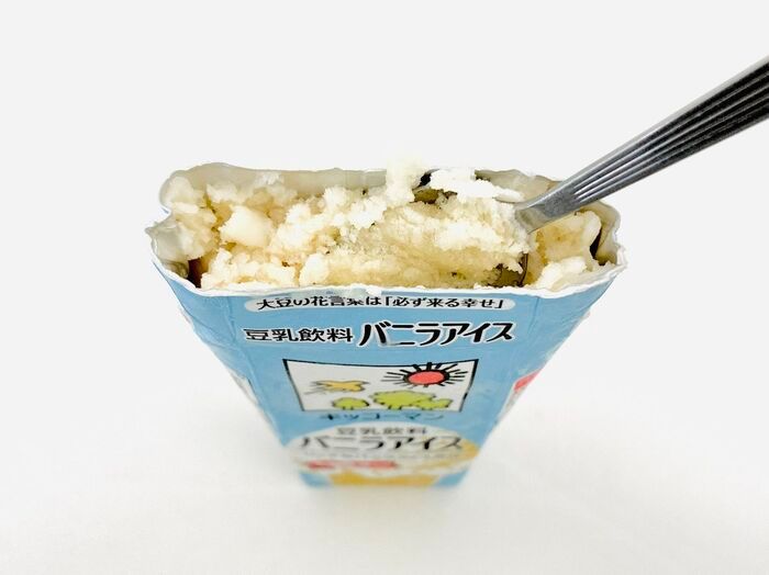 『豆乳飲料』を紙パックごと冷凍庫にドーン！→禁断の「シャリシャリ化」を試してみたら…激ウマでした。