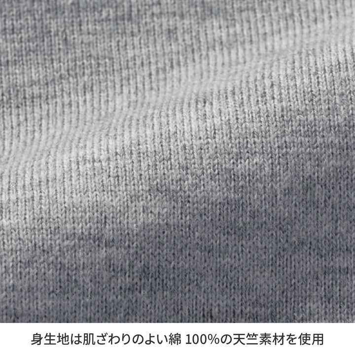 ユニセックス長袖Tシャツ 素材アップ