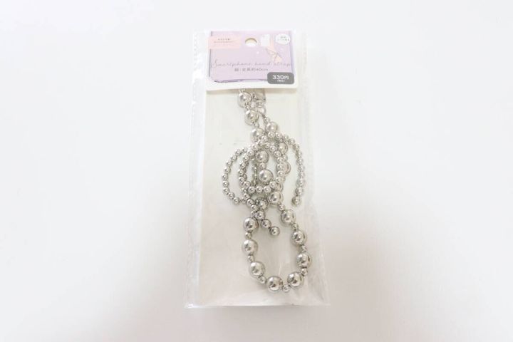ハンドストラップ（パールリボン、シート付き） パッケージ