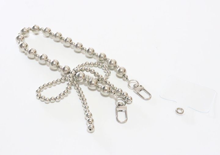 ハンドストラップ（パールリボン、シート付き）