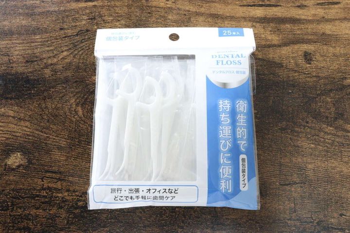 デンタルフロス 個包装 25本 パッケージ