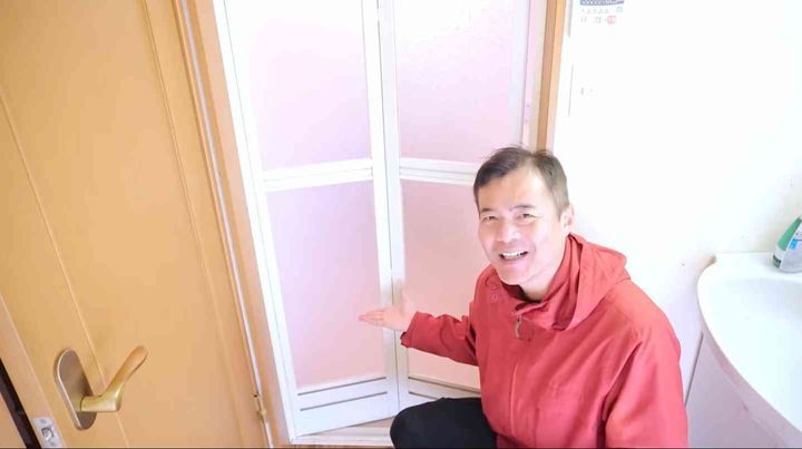 お風呂ドアのカビ・水垢