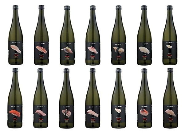 富山の食材を使った寿司とのペアリングに特化した富山の地酒「富山ノ酒と寿司」シリーズ (2025年11月1日「寿司の日」に発売)