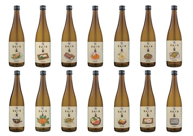 富山の食材を使った料理とのペアリングに特化した富山の地酒「富山ノ酒と食」シリーズ(2025年10月1日「日本酒の日」から提供開始)