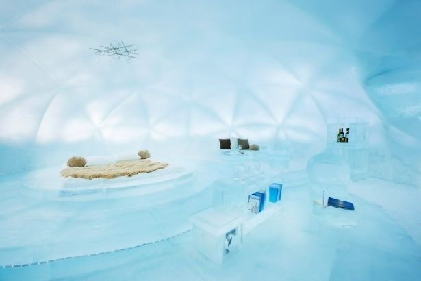 【写真】すべてが氷でできた「氷のホテル」の内観(イメージ)
