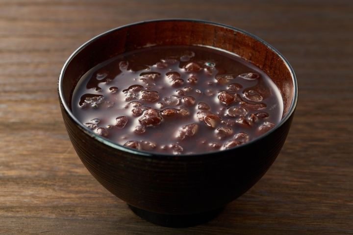 日本の甘味 ぜんざい イメージ つぶあん