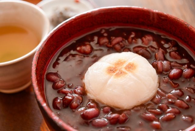 お餅入りぜんざい