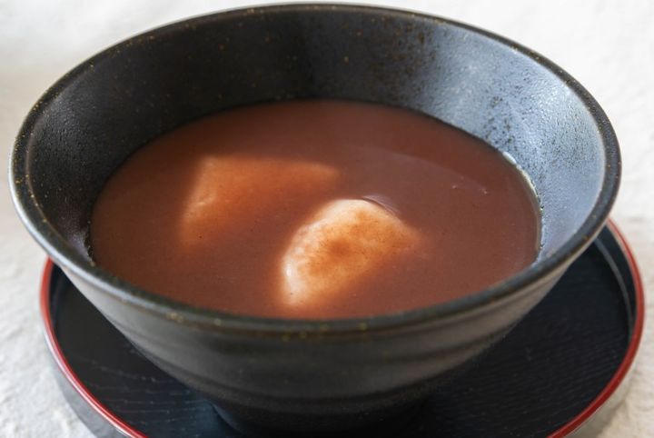 こしあんのおしるこ