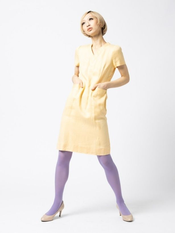 職人の手仕事による美しいシルエットと上質な素材感が際立ち、当時の令嬢文化や日本洋装の黄金期を感じさせる一着