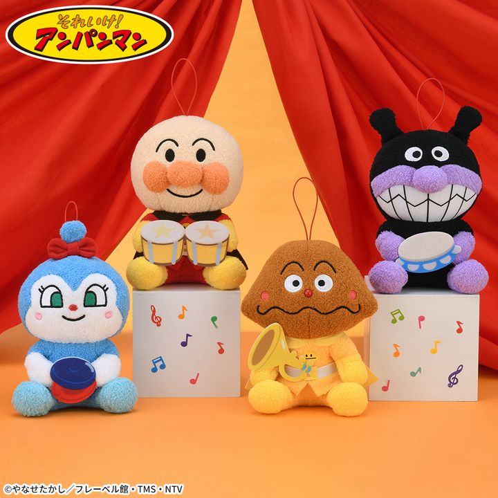 それいけ！アンパンマン ころふわ 楽器だいすきぬいぐるみ