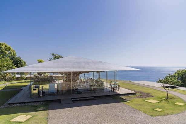 相模灘を望むオーシャンデッキ