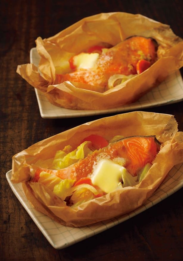 「鮭のちゃんちゃん蒸し」 （C）らむ／ワニブックス