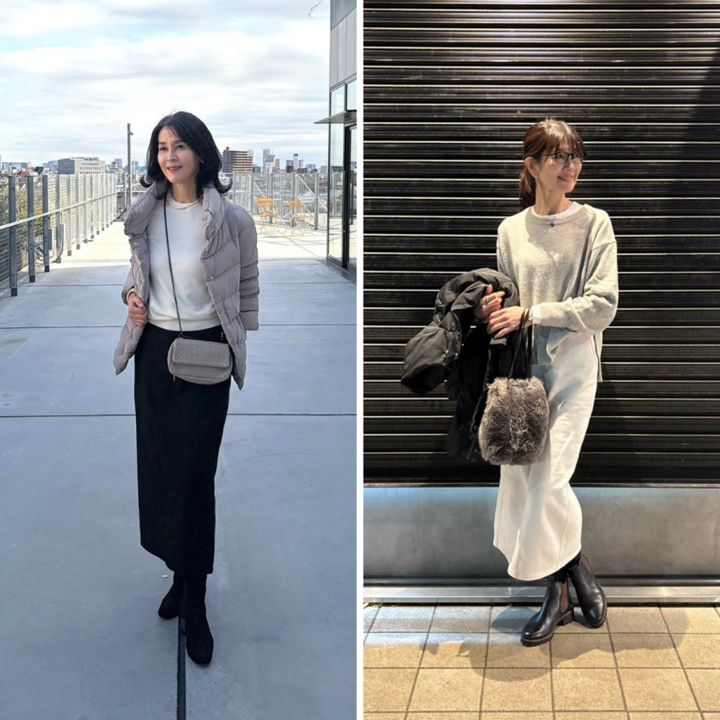 スタイルアップ見せできる優秀ロングスカート2選