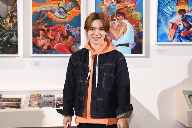 プロフィギュアスケーターであり、大のゲーム好きでもある宇野昌磨さんが「大カプコン展」の魅力を語る (C)CAPCOM 撮影：ソムタム田井