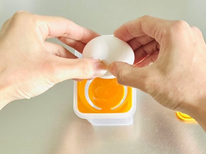 【セリア】入れるだけで感動♡黄身と白身がスルン！白身の使い道は♪