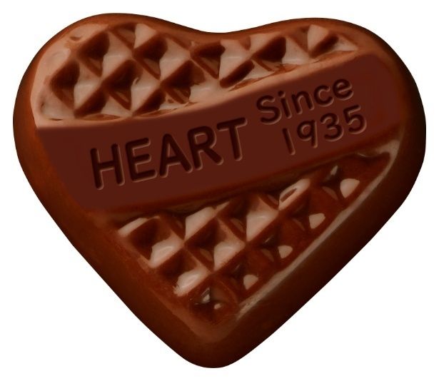 不二家のロングセラー「ハートチョコレート」