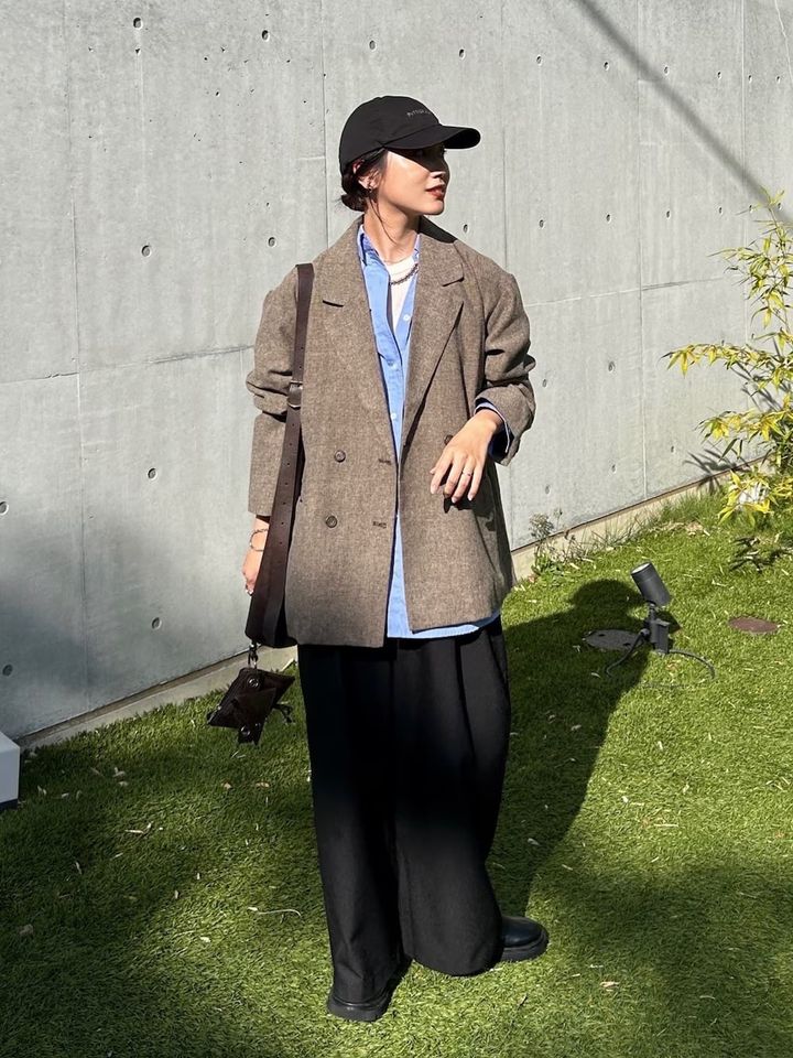 ゆったりとしたジャケットを取り入れるのが流行しました 出典：WEAR