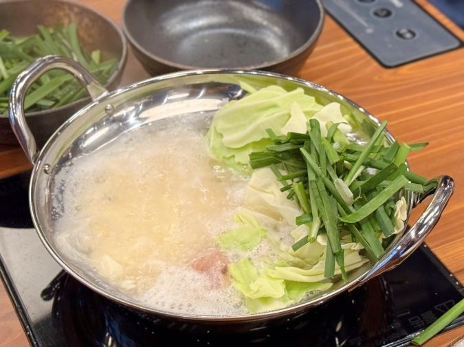 楽天地もつ鍋テーマパーク 豆腐鍋