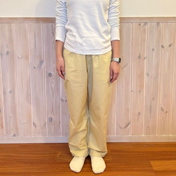 無印良品 婦人 洗いざらし コットンイージーテーパードパンツ
