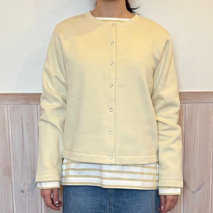 無印良品 婦人 スウェットカーディガン