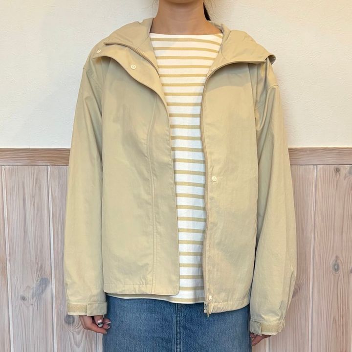 無印良品 婦人 撥水UVカットポケッタブルフードジャケット