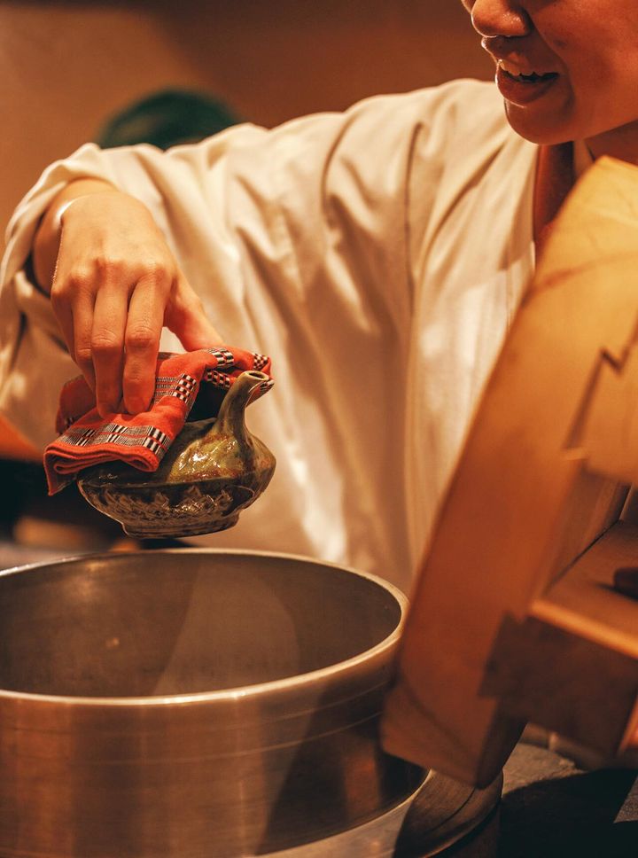 麻布十番『みつい』のペアリングのお酒