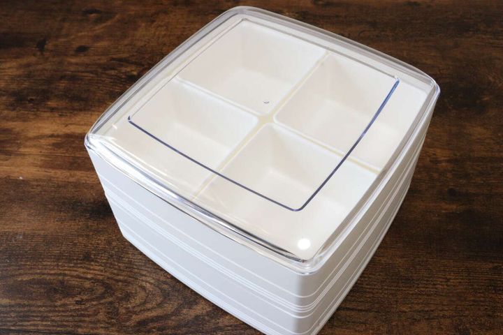 ダイソー イノマタ オードブルボックス 白 重箱