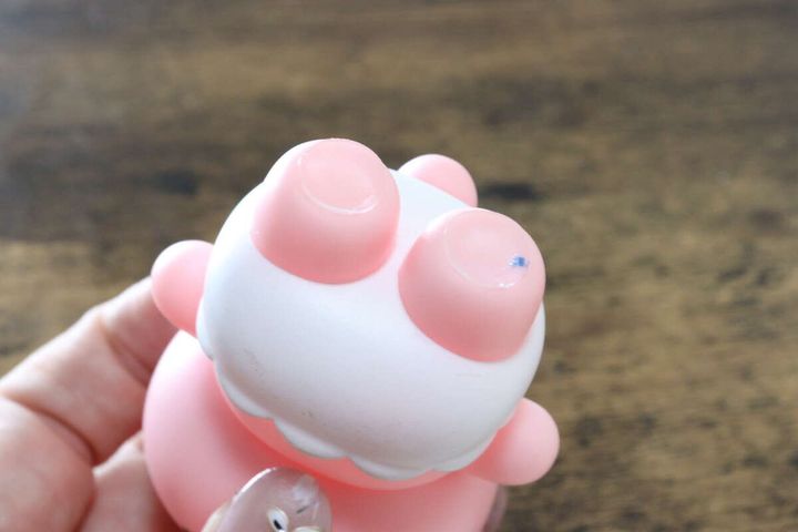 セリア フィギュア固定シール 透明 丸