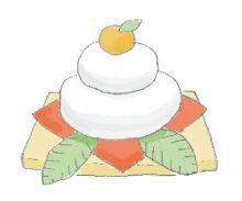 お正月の簡単工作。おうちにある材料で、子どもと一緒に作る「おめでたい鏡もち」の画像9