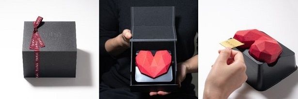 【写真】箱を開けると姿を現す、宝石のような真紅のハートやローズにときめく！