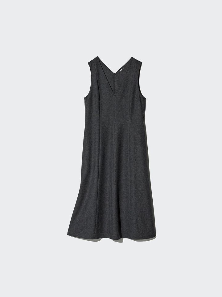 ユニクロのブラッシュドジャージーワンピース