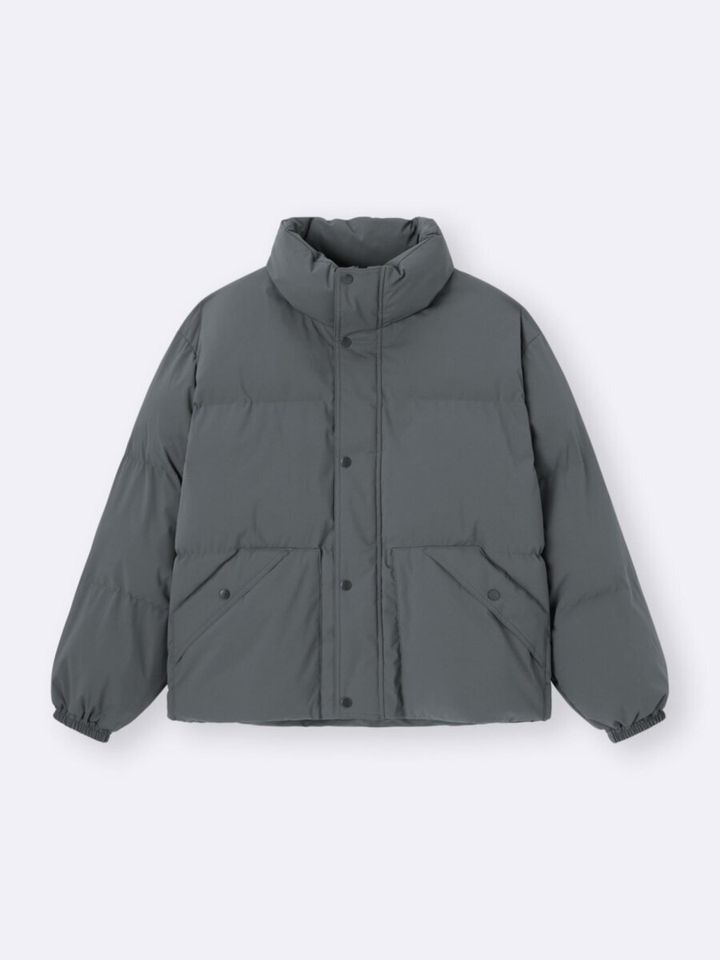 2025gu大人女性おすすめウォームパデッドスタンドブルゾン