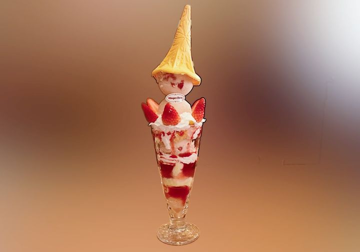 ジョナサン「いちごのジョナパフェDX」