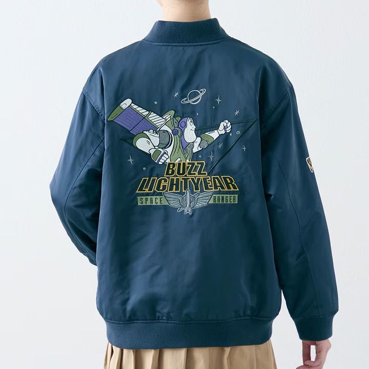 中わた入りブルゾン バックスタイル