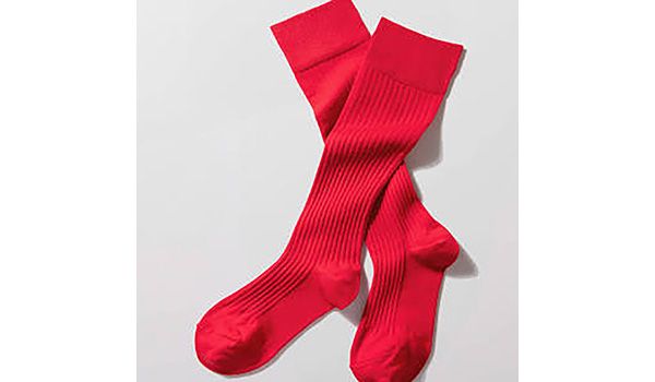 MAEÉ コンプレッション ソックス コットンリブタイプ