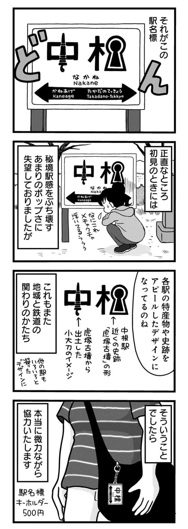 それがこの駅名標 （C）小坂俊史／竹書房