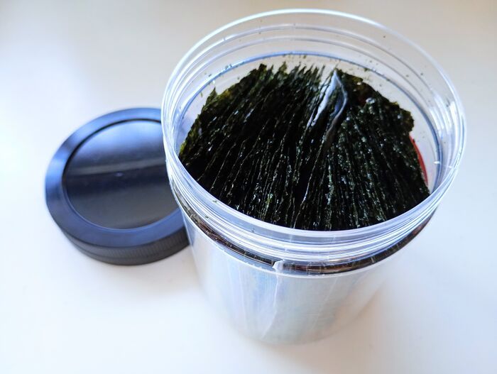 『海苔の容器』捨てるのもったいなくない？ぴったりな使い道4選♪「カタチと大きさがちょうどいい♡」