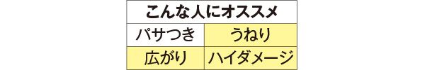 こんな人にオススメ うねり、広がり、ハイダメージ