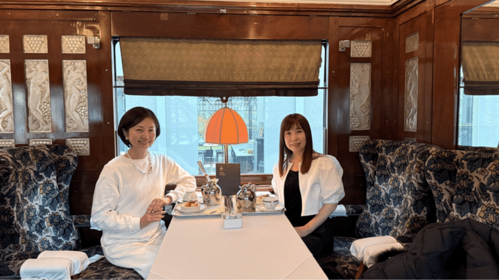 オリエント急行でティータイム