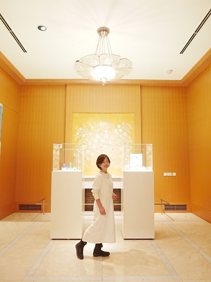 美術館内の写真撮影許可の場所はここだけです。