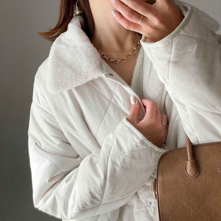 画像: 首元がファー仕様♡