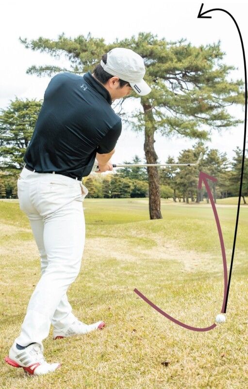 斜面からグリーンに乗せるコツを状況別で解説！あえて曲げるが正解