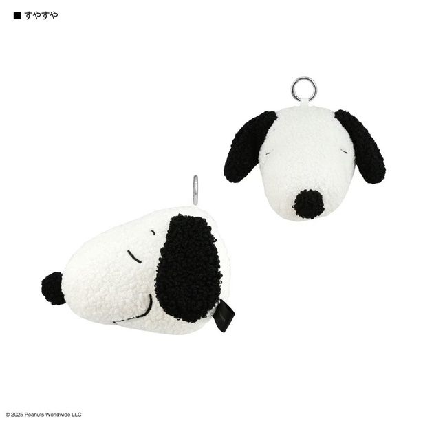 もこもこスヌーピーのイヤホンポーチ登場