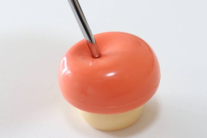 プッシュピンホルダー きのこ 質感