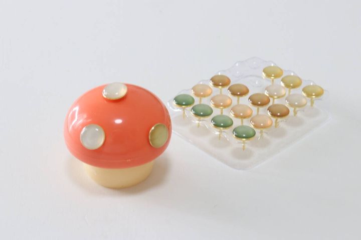 プッシュピンホルダー きのこ 可愛い
