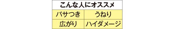 こんな人にオススメ パサつき、うねり、広がり、ハイダメージ